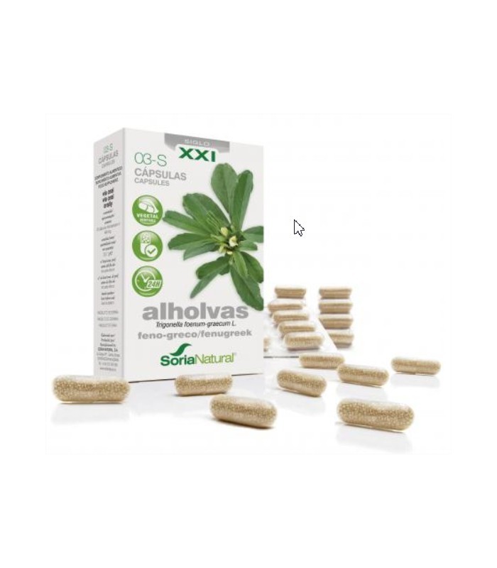 03-S Alholvas Liberación Prolongada · Soria Natural · 30 cápsulas
