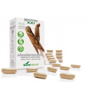 15-S Eleuterococo Liberación Prolongada · Soria Natural · 30 Cápsulas