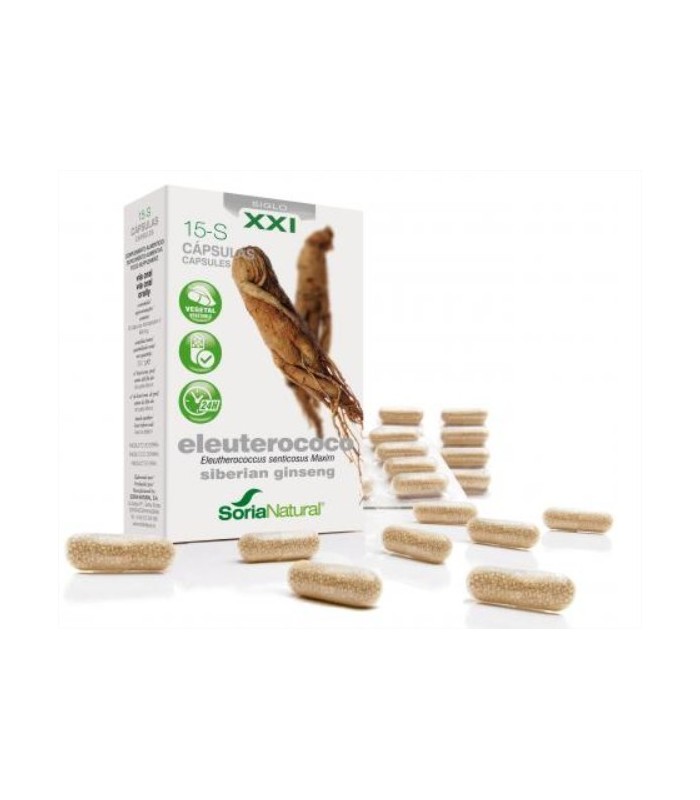 15-S Eleuterococo Liberación Prolongada · Soria Natural · 30 Cápsulas