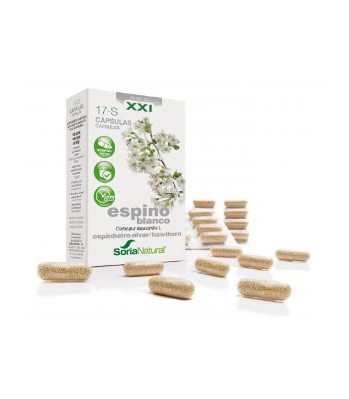 17-S Espino Blanco Liberación prolongada · Soria Natural · 30 Cápsulas