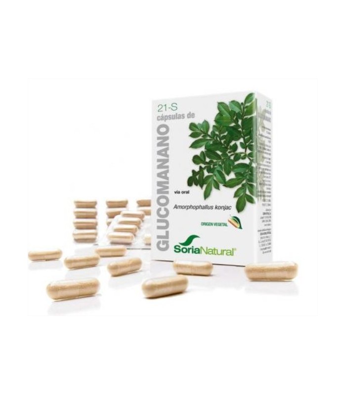 21-S Glucomanano Cápsulas · Soria Natural · 60 Cápsulas
