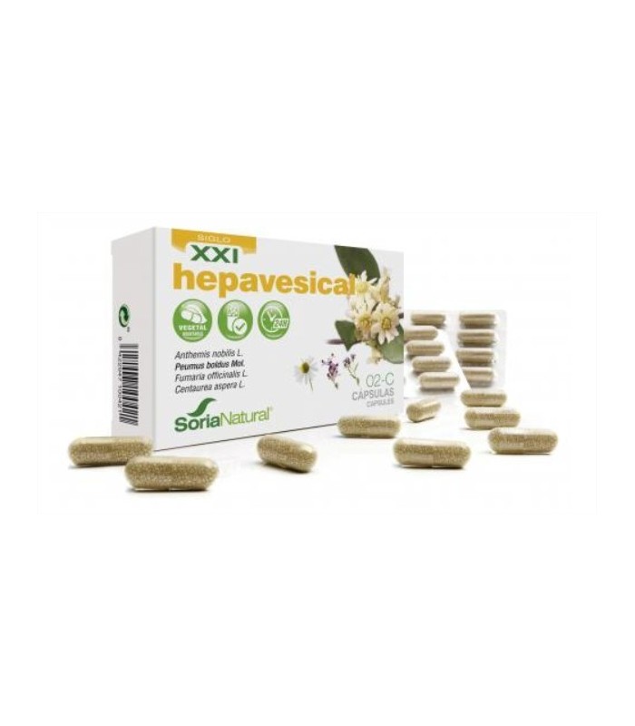 02-C Hepavesical Liberación Prolongada · Soria Natural · 30 Cápsulas