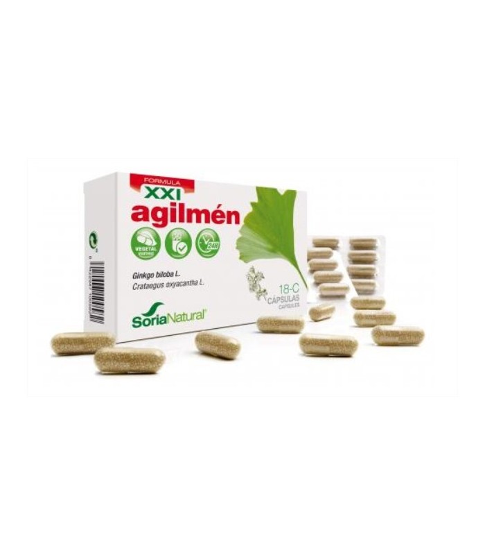 18-C Agilmen Liberación Prolongada · Soria Natural · 30 Cápsulas