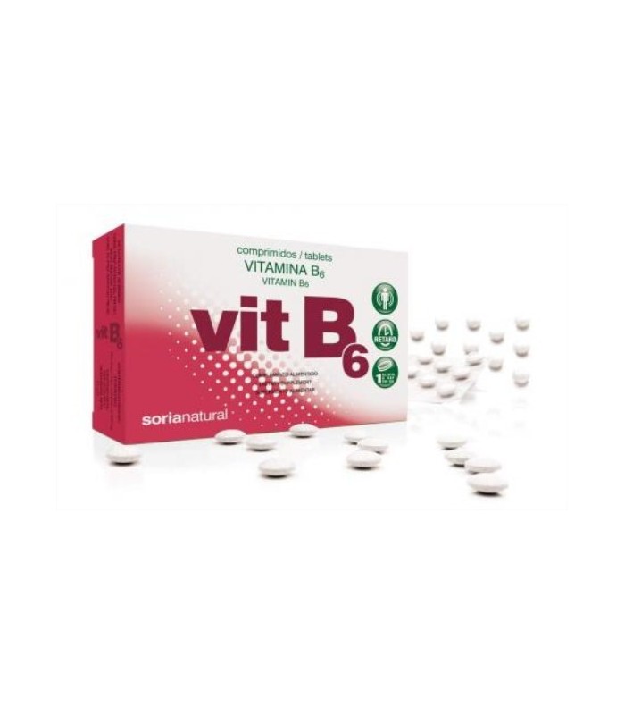 Vitamina B6 · Soria Natural · 48 Comprimidos Retard
