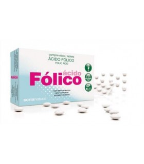 Ácido Fólico · Soria Natural · 48 Comprimidos Retard