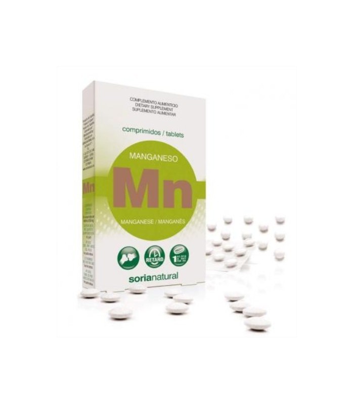 Manganeso Retard · Soria Natural · 24 Comprimidos