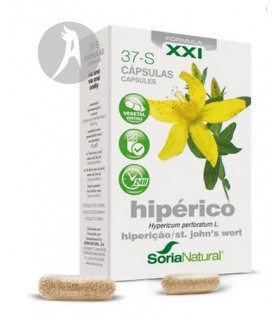 37-S Hipérico Liberación Prolongada · Soria Natural · 30 Cápsulas