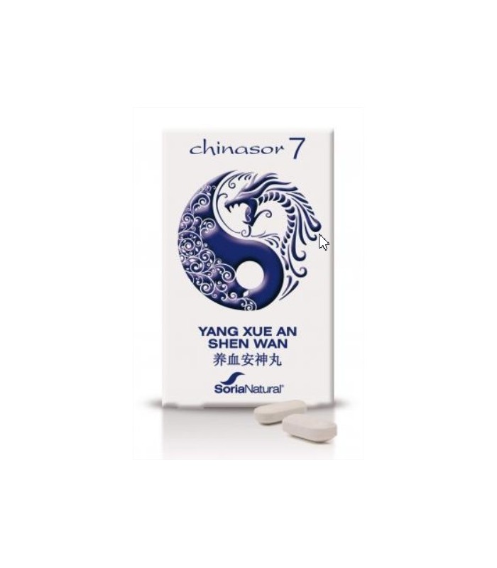 Chinasor 7 Yang Xue An Shen Wan · Soria Natural · 30 Comprimidos