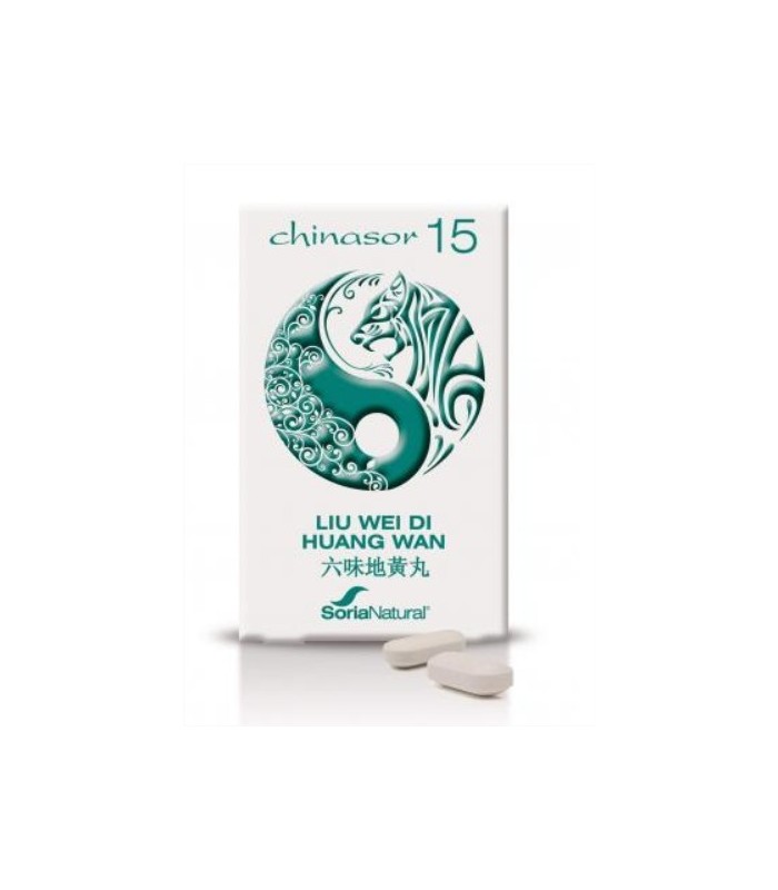 Chinasor  15 Liu Wei Di Hijang Wan · Soria Natural · 30Comprimidos
