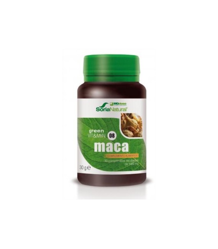 green vit&min 08 Maca · Soria Natural · 30 Comprimidos