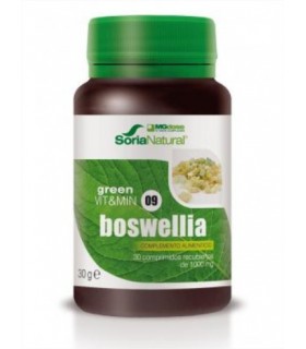 green vit&min 09 Boswelia · Soria Natural · 30 Comprimidos