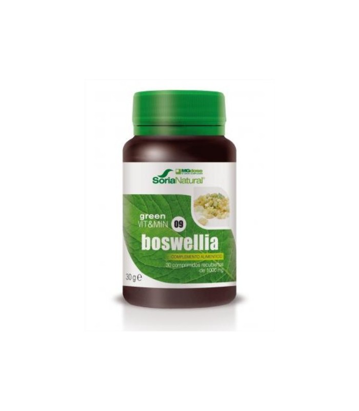 green vit&min 09 Boswelia · Soria Natural · 30 Comprimidos