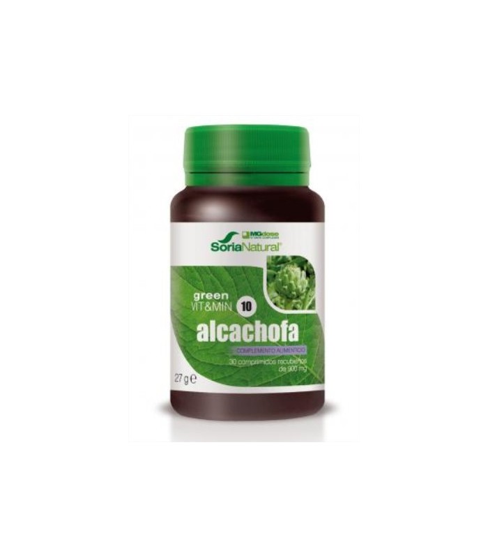 green vit&min 10 Alcachofa · Soria Natural · 30 Comprimidos