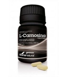 L-Carnosina + Glicina · Soria Natural · 60 Comprimidos