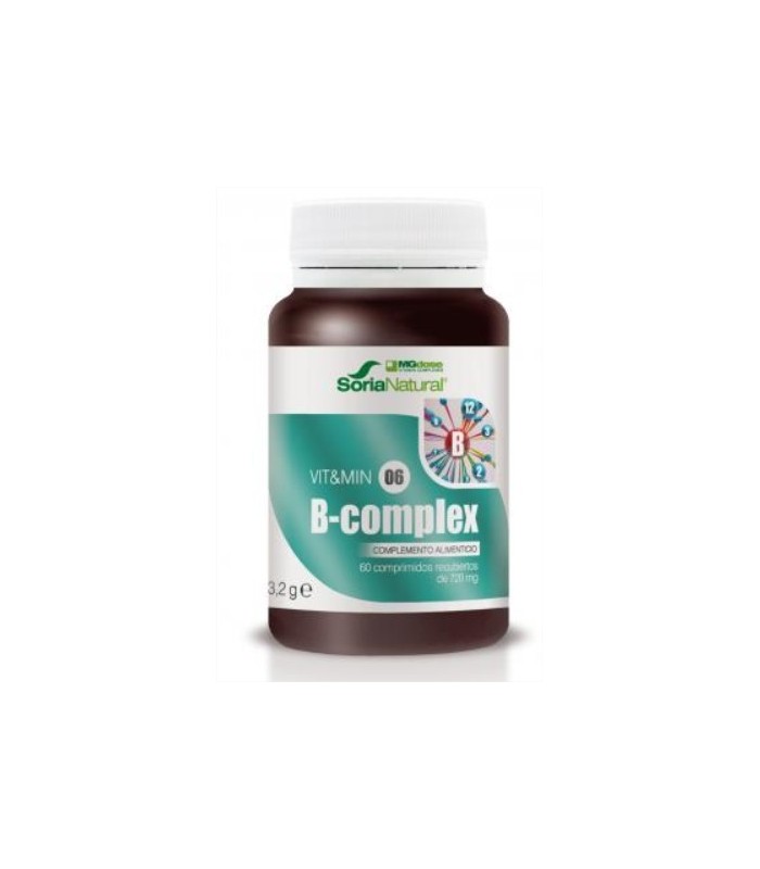 vit&min 06 B-Complex · Soria Natural · 60 Comprimidos