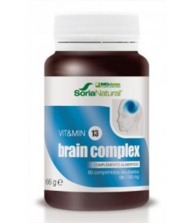 vit&min 13 Brain Complex · Soria Natural · 60 Comprimidos