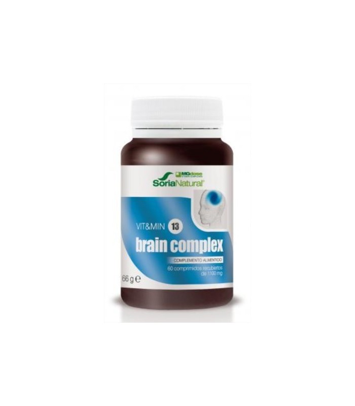 vit&min 13 Brain Complex · Soria Natural · 60 Comprimidos