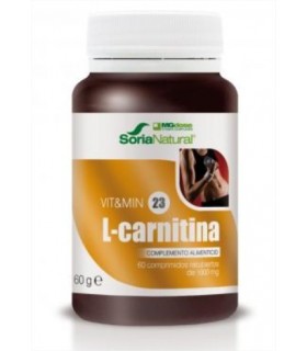 vit&min 23 L-Carnitina · Soria Natural · 60 Comprimidos
