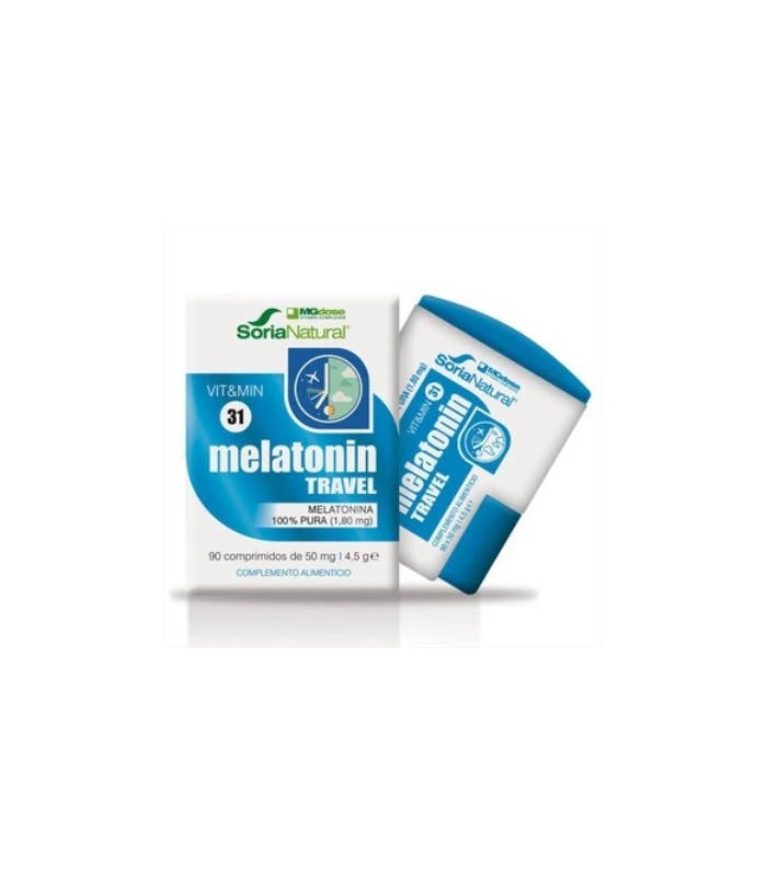 vit&min 31 Melatonin Travel · Soria Natural · 90 Comprimidos