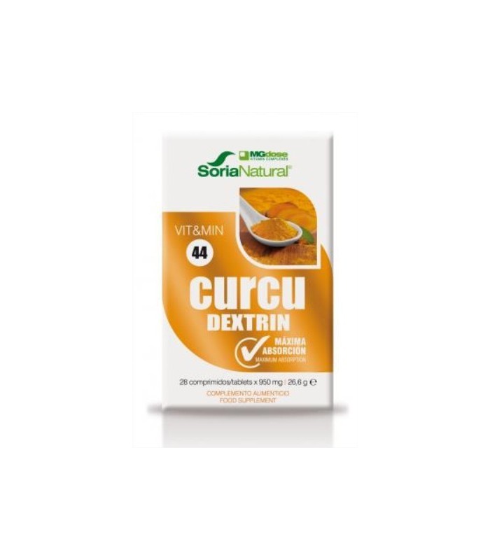 vit&min 44 Curcu Dextrin · Soria Natural · 28 Comprimidos
