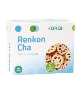 Renkon-Cha ( Polvo de Raíz de Loto) · Sakai · 60 Cápsulas