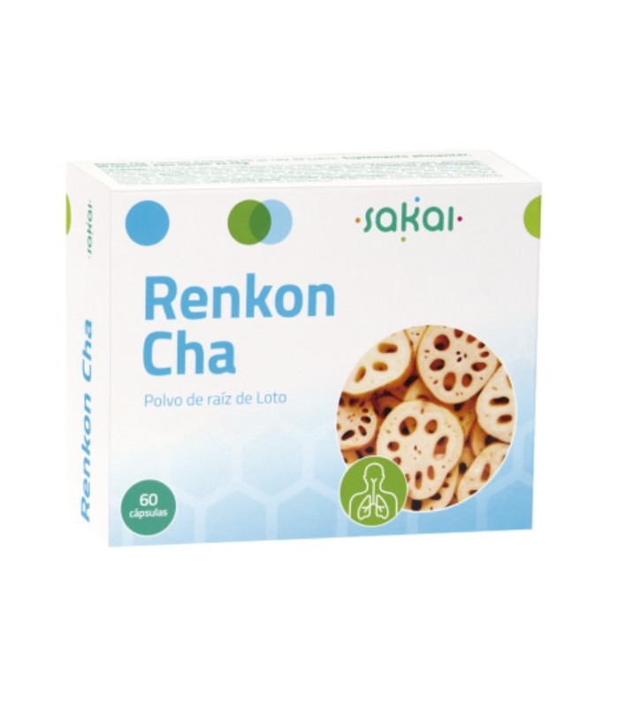 Renkon-Cha ( Polvo de Raíz de Loto) · Sakai · 60 Cápsulas