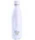 BOTELLA DE AGUA REUTILIZABLE · ACERO INOXIDABLE  · BBO IRISANA · BLANCA · 500 ML