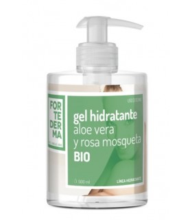 Gel Hidratante Aloe Vera y Rosa Mosqueta Bio · Herbora · 500ML