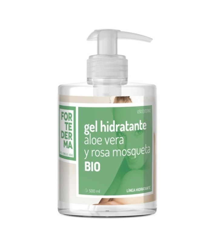 Gel Hidratante Aloe Vera y Rosa Mosqueta Bio · Herbora · 500ML