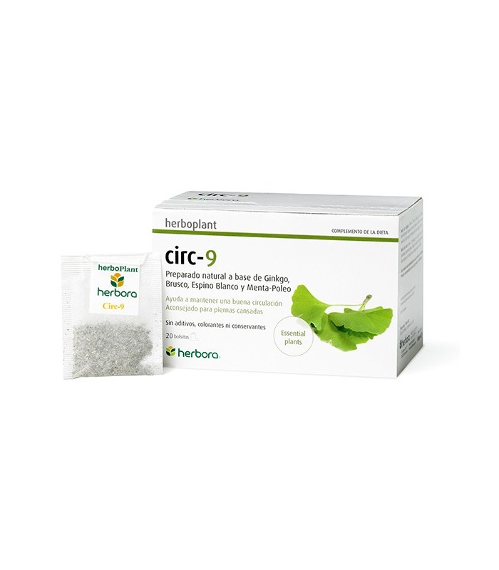 Circ-9 . Herbora . 20 Bolsitas Infusión