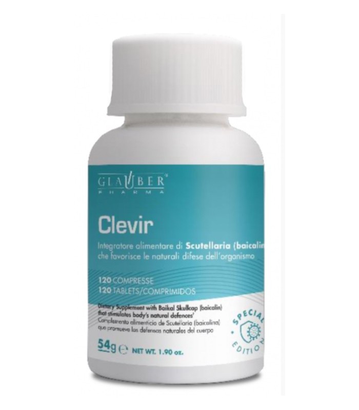 Clevir · Glauber Pharma · 120 comprimidos