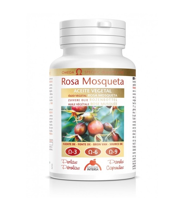 Rosehip Aceite Vegetal Rosa Mosqueta . Intersa . 100 Perlas