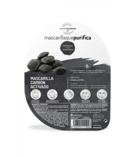 Mascarilla Monodosis Carbón Activado · Herbora · 1 Unidad