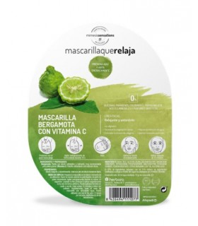 Mascarilla que Relaja Bergamota + Vitamina C · Herbora · 1 Unidad