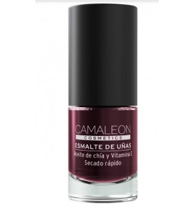Esmaltes de Uñas · Camaleon Cosmetics · Borgoña Larga Duración