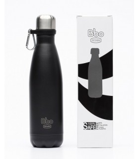 Botella agua reutilizable cristal con tapa de acero inox 500ml  PERSONALIZABLE - BAJO PEDIDO
