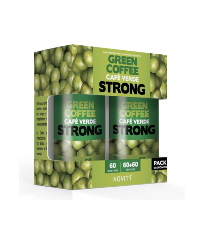 Café Verde Strong  Novity · Dietmed · 60+60 cápsulas
