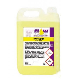 Limpiador Multiusos (Antiguo Higienizante) para Desinfección de Superficies · Flow Química · 5 Litros