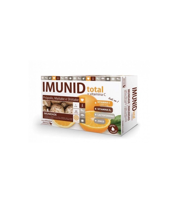 Imunid Total + Vitamina C · Dietmed · 20 Ampollas
