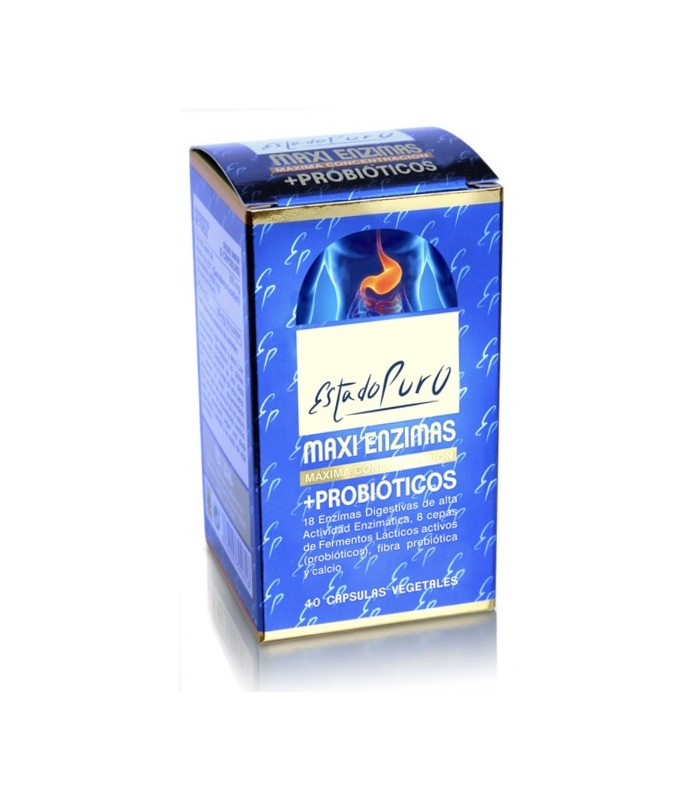 Maxi Enzimas con Probióticos · Tongil · 40 cápsulas