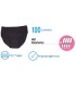 Braguitas Menstruales · Masmi Reuse · 1 Unidad Color Negro - Talla XL