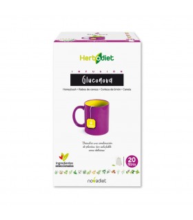 Infusión Gluconova Herbodiet · Novadiet · 20 Filtros