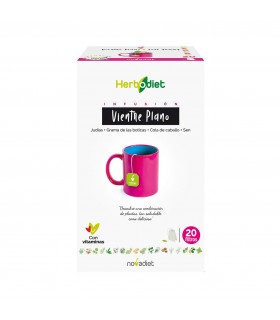 Infusión Vientre Plano · Herbodiet · Novadiet · 20 Filtros