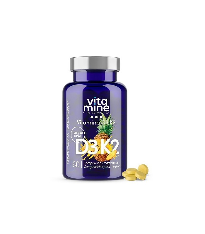 Vitamina D3 y K2 · Herbora · 60 comprimidos Masticables