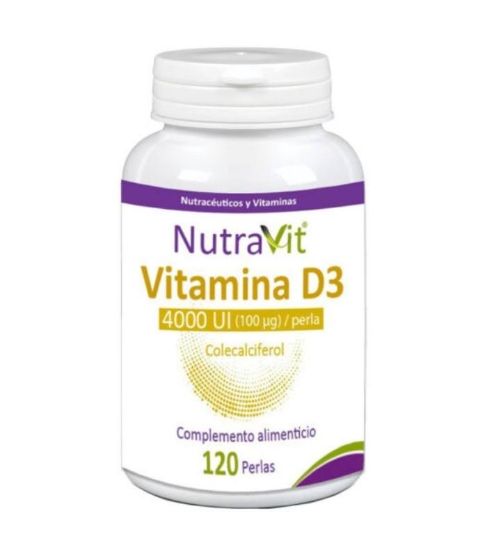 Vitamina D3 · NutraVit ·120 perlas