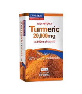 Turmeric 20.000 mg · Lamberts · 60 Comprimidos