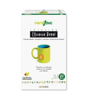Infusion Eficacia renal · Herbodiet · Novadiet · 20 filtros