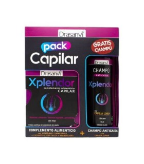 Pack Capilar Xplendor · Drasanvi · 20 Cápsulas + Champú Gratis