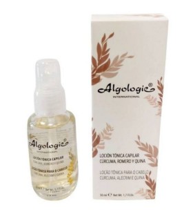 Loción tónica capilar de cúrcuma, romero y quina · Algologie · 50 ml