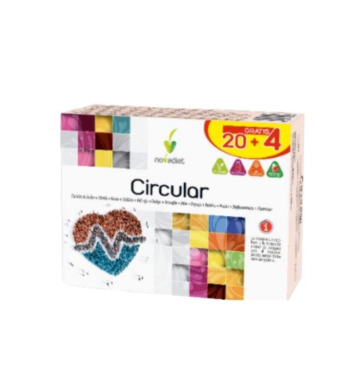 Circular 20+4 · Novadiet · 20 cápsulas + 4 viales